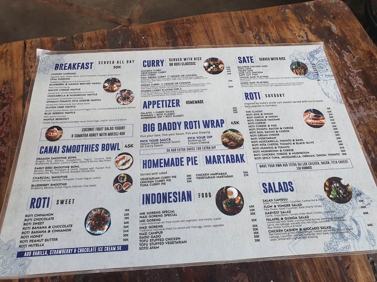 Roti Canai Street Kitchen Menu - Image 1